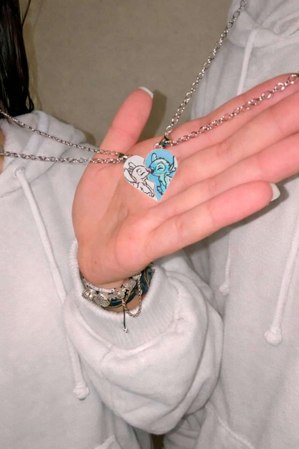 Stitch Magnetic Couple Necklace™